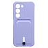 Чехол-накладка - SC304 с картхолдером для "Realme C83 5G/P4 Lite/Narzo 100 Lite" (light violet)