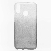 Чехол-накладка - SC097 Gradient для "Huawei Honor 8C" (black/silver)