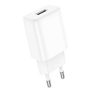 Адаптер Сетевой Hoco C134A Solid USB 2,4A/12W (white)