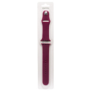 Ремешок - ApW Sport Band Apple Watch 38/40/41 mm силикон на кнопке (L) (bordo)