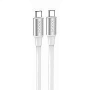 Кабель Type-C - Type-C Borofone BX82 60W 100см 3A  (white)