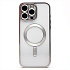 Чехол-накладка - SM027 SafeMag для "Apple iPhone 16 Pro Max" (silver)