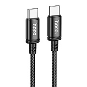 Кабель Type-C - Type-C Hoco X89 Wind PD 60W 100см 3A  (black)