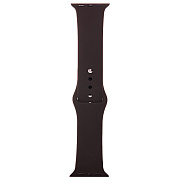 Ремешок - ApW Sport Band Apple Watch 42/44/45/49 mm силикон на кнопке (L) (dark grey)