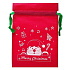 Подарочная упаковка - новогодний мешок New Year 02 (15x22cm) (red) (004)