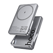 Внешний аккумулятор Hoco Q36 Sunlight PD20W SafeMag 5000mAh Type-C/Type-C/SafeMag (metal grey)