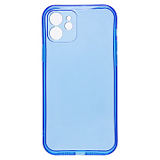 Чехол-накладка - SC344 для "Apple iPhone 12" (transparent/blue) (232060)