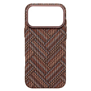 Чехол-накладка Luxo Creative PC для "Apple iPhone 17 Pro Max" (146 ) (brown/beige) (243455)