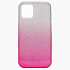 Чехол-накладка - SC097 Gradient для "Apple iPhone 12/iPhone 12 Pro" (pink/silver)