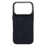 Чехол-накладка - MosBros (PC)  для "Apple iPhone 17 Pro" (J222) (black) (242454)