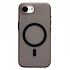 Чехол-накладка - SM038 SafeMag для "Apple iPhone 16e" (black/matte transparent)