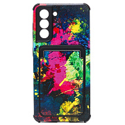 Чехол-накладка - SC284 с картхолдером для "Samsung SM-G991 Galaxy S21" (006) (multicolor)