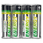 Батарейка AA Трофи LR6 ENERGY Alkaline (4) (60/720) 