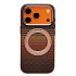 Чехол-накладка Luxo Creative PC с подставкой для "Apple iPhone 17 Pro/18 Pro" (LF113) (brown)