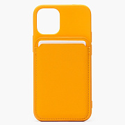 Чехол-накладка - SM005 SafeMag Wallet Case для "Apple iPhone 12 mini" (golden orange)