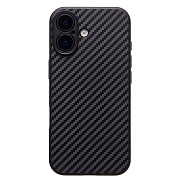 Чехол-накладка - SC347 carbon для "Apple iPhone 17" (black) (243213)