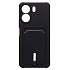 Чехол-накладка - SC304 с картхолдером для "Xiaomi Poco C65" (black)