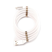 Кабель USB - micro USB - MCM-1 12W 100см 2,4A  (white)