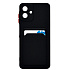 Чехол-накладка - SC337 с картхолдером для "Samsung Galaxy A07 4G" (black) (241633)