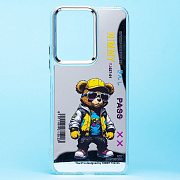 Чехол-накладка - PC092 для "Xiaomi Redmi 13C 4G/Poco C65" (мишка) (transparent)