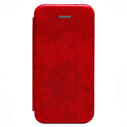 Чехол-книжка - BC002 для "Apple iPhone 5/iPhone 5S/iPhone SE" (red) откр.вбок