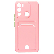 Чехол-накладка - SC315 с картхолдером для "infinix HOT 12i" (pink)
