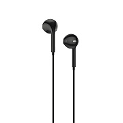 Проводные наушники с микрофоном вкладыши Hoco M55 Memory sound Jack 3,5  (black)