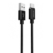 Кабель USB - Type-C Borofone BU1 магнитный  120см 3A  (black)