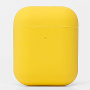 Чехол - Soft touch для кейса "Apple AirPods 2" (lemon)