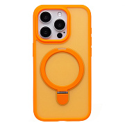 Чехол-накладка - SM088 SafeMag  для "Apple iPhone 15 Pro" (orange)
