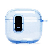 Чехол - SCP25 для кейса "AirPods (4-го поколения)" (transparent/blue) (238216)