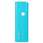 Внешний аккумулятор Proda Jane 10 000mAh Micro USB/USB*2 (mint)