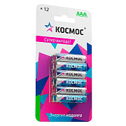 Батарейка AAA Космос LR03 (12-BL) (12/144)