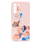 Чехол-накладка - SC246 для "Samsung SM-G991 Galaxy S21" (006) (light pink)