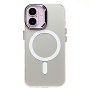 Чехол-накладка - SM025 SafeMag для "Apple iPhone 16" (white)