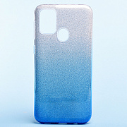 Чехол-накладка - SC097 Gradient для "Samsung SM-M215 Galaxy M21/SM-M307 Galaxy M30s" (blue/silver)