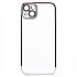 Чехол-накладка - PC073 с закрытой камерой для "Apple iPhone 14 Plus" (silver) (213834)