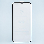 Защитное стекло Full Screen - 3D Flat для "Apple iPhone 12 Pro Max" (тех.уп.) (black)