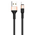 Кабель USB - Apple lightning Hoco X26 Xpress 12W 100см 2,4A  (black/gold)