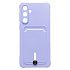 Чехол-накладка - SC304 с картхолдером для "Samsung Galaxy M55 5G" (light violet) (241899)
