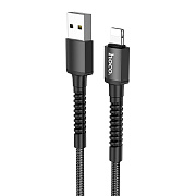Кабель USB - Apple lightning Hoco X71 Especial 12W 100см 2,4A  (black)
