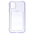 Чехол-накладка - SC276 с картхолдером для "Apple iPhone 11" (violet)