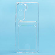 Чехол-накладка - SC276 с картхолдером для "Huawei Honor 90 lite" (transparent) (225729)