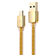 Кабель USB - micro USB Remax RC-016m Gold  100см 1,5A  (gold)