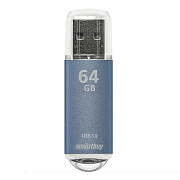 Флэш накопитель USB 64 Гб Smart Buy V-Cut 3.0 (blue)
