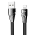 Кабель USB - Apple lightning Hoco U57 Twisting 12W 120см 2,4A  (black)