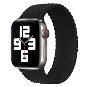 Ремешок - ApW14 Apple Watch 38/40/41 mm текстиль (L) (black)