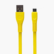 Кабель USB - micro USB Recci RCM-D01  100см 2,4A  (yellow)