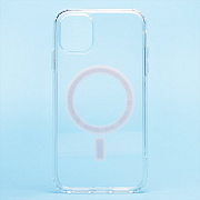 Чехол-накладка - SM006 SafeMag для "Apple iPhone 11" (прозрачный)