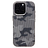 Чехол-накладка Luxo Creative PC  для "Apple iPhone 16 Pro" (126) (black/gray)